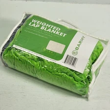 BARMY Weighted Lap Blanket Kids (24”x24” 5lbs, 7 Colors) Soft Fleece Tecture EUC