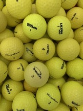 72 Yellow Assorted Used Golf Balls Mixed Lot - 4A Grade AAAA