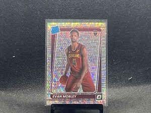 2021-22 Evan Mobley Optic Rated Rookie Fast Break Disco Silver Prizm RC #175
