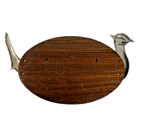 Vintage French Pheasant Wooden Cutting Board Decorative Serving Tray 10”x22” - Picture 5 of 12