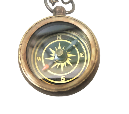 vintage compass necklace Antique Locket Compass Women Men Kids Locket Best Gift - Picture 2 of 5