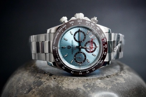 Pagani Design PD1644 CHRONO ICE BLUE STEEL SEIKO VK63 - Picture 5 of 5