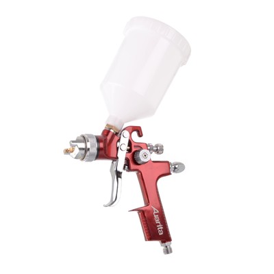HVLP AUARITA Set Pistolet /À Peinture Deux Buse 1,4 1,7 R/égulateur