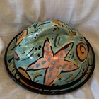 Heather Lewis Scottish Dynamic Ceramics 7 in Covered Plate Adorned With Starfish
