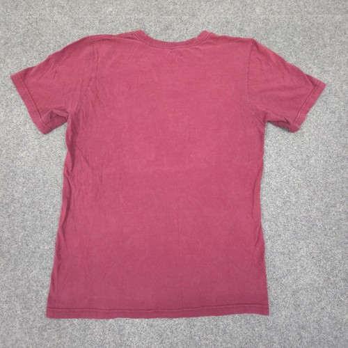 Nike Shirt Mens SMALL Red Short Sleeve Crew Neck Cotton T Shirt Logo Size S - Picture 5 of 9