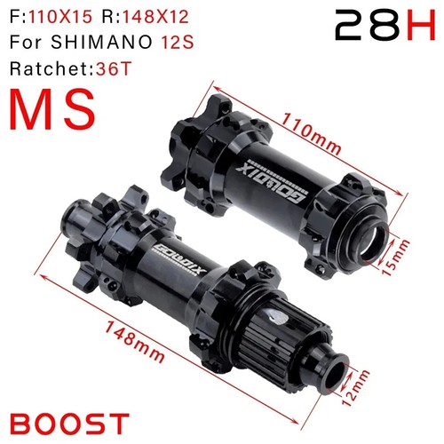 Bicycle Hub 28 Holes Mountain Bike Straight Hub Ratchet 36T/60T HG XD MS Hubs - Picture 41 of 48