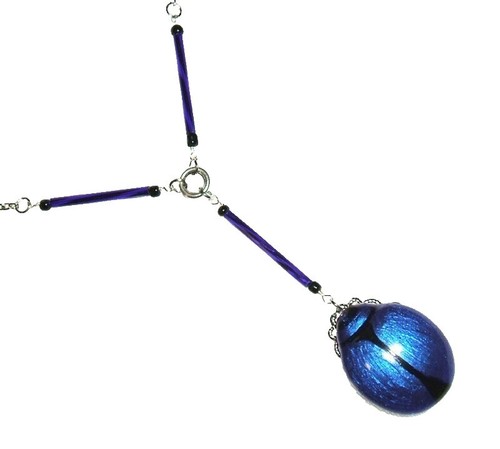アクセサリー seya. CLAY GLASS DROP NECKLACE VONIQUE / seya/ DROP NECKLACE