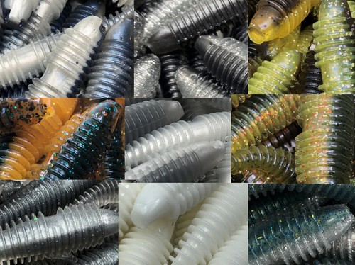 Señuelo de pesca para lubina de plástico suave estilo Keitech con cebo de baño cola de remo estilo Keitech 20 3,8 - Imagen 27 de 34