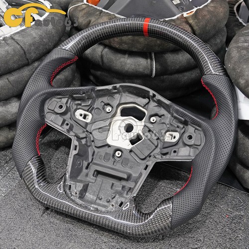 Real Carbon Fiber Sport Steering Wheel For 2020-2025 Toyota Supra GR A90 MK5 - Picture 3 of 7