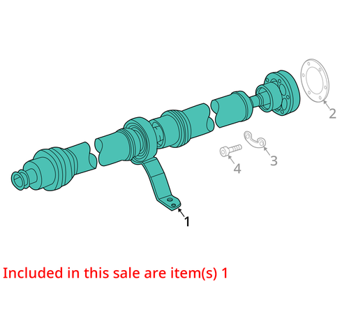 Rear Drive Shaft Fits 18-21 AUDI SQ5 3225956 - Picture 3 of 14