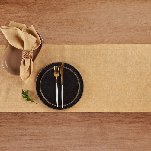 Solino Home Linen Dinner Napkins Set of 4 for Summer Solid Athena 20 x 20 Square - Picture 80 of 89