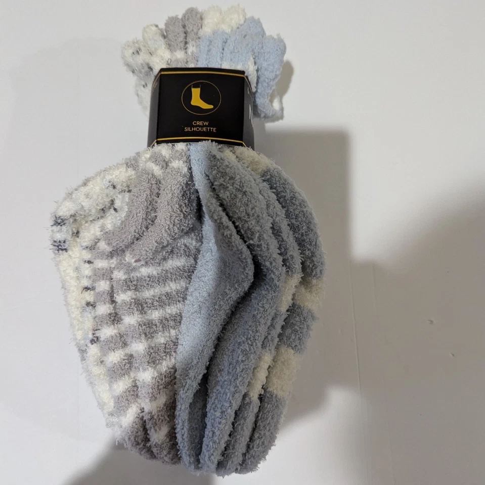 NUEVO Nine West 4 pares de calcetines de salón súper suaves. Crew Silhouette. Talla 9-11 Foto 2 de 3