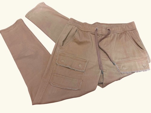 CCC Moto Cargo Jogger Pants Drawstring Waist Khaki Color CSG Champs Footlocker - Picture 3 of 7