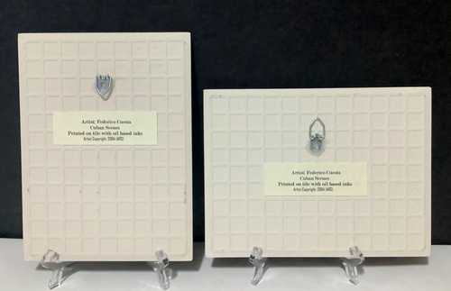 Pair CATHEDRAL OF HAVANA & SANTUARIO DE LA VIRGEN DE LA CARIDAD DEL COBRE Tiles - Picture 10 of 10