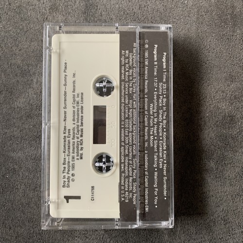 Boy in the Box by Corey Hart (Cassette 1985, EMI) Pop Rock, Synth-pop - Picture 2 of 2