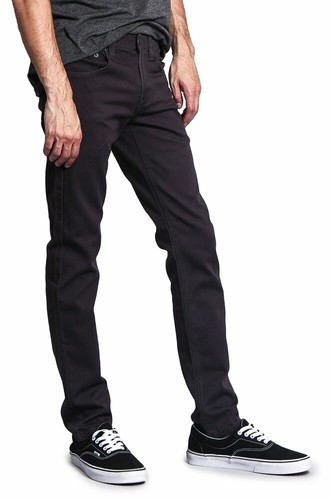 Victorious Men's Spandex Color Skinny Jeans Stretch Colored Pants DL937-PART-1 - Picture 25 of 49