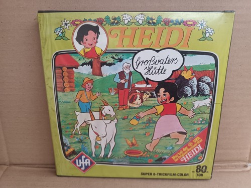rare Vintage 1978 Heidi a girl of the Alps Super 8mm Film Anime buscher Germany - Picture 1 of 16