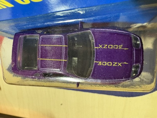 Hot Wheels Nissan Custom “Z” Purple w/ Silver UHs 1991 Blue Card # 234 - Picture 5 of 7