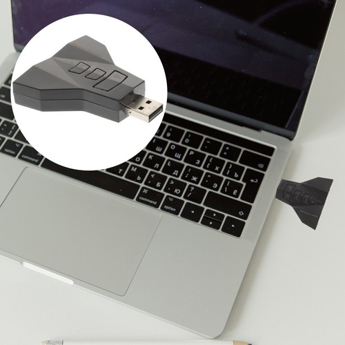 USB Externer 7.1 Kanal Audio Adapter 3D Stereo Externe Soundkarte für Windows, - 第 6/13 張圖片