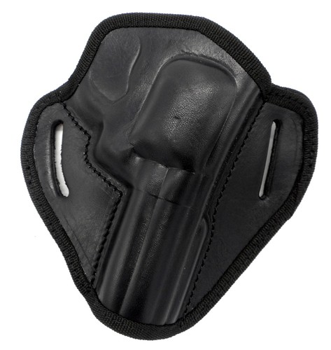 CEBECI Right Hand Open Top Black Leather Belt Holster for TAURUS TRACKER 627 4" - Picture 4 of 6
