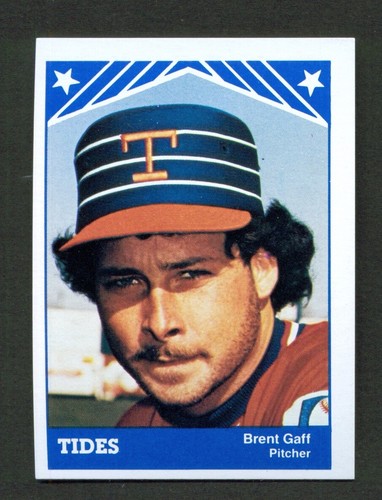 1983 TCMA Tidewater TIDES #16 BRENT GAFF Churubusco INDIANA