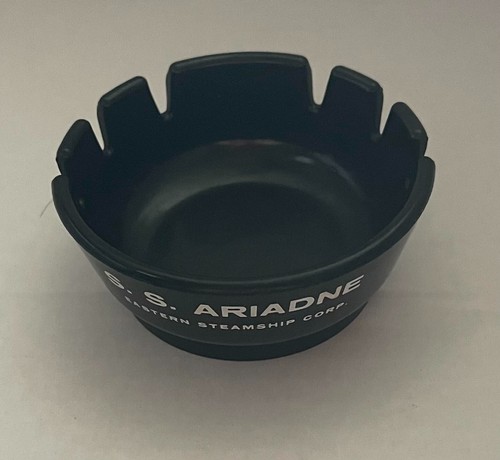 Vintage SS Ariadne Eastern Steamship Corp Advertising Ashtray - Picture 2 of 3