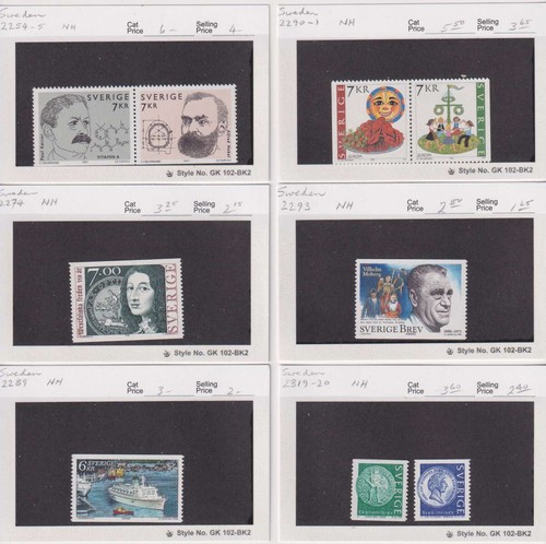 E1187: Modern Mint Sweden Stamp Collection; CV - Picture 3 of 3