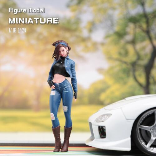 1/24 Szene Requisiten Beauty Girl Miniaturen Figuren Modell für Autos Fahrzeuge Spielzeug - Bild 2 von 7