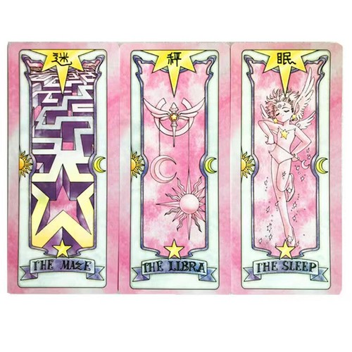 Anime Cardcaptor Sakura Clow Card Sakura Card Full Set Cosplay Props 60 Pcs/Box - Picture 15 of 24