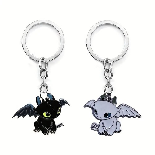 How to Train Your Dragon Toothless Night Fury Keychain Keyring Pendant Toys Gift - Picture 3 of 5