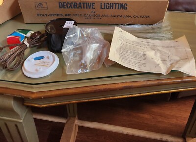 Vintage Lighted Tree D-413,171 Poly-Optics Fiber Optics