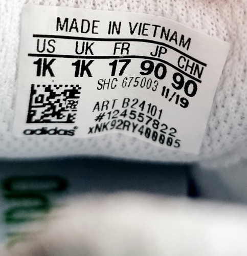 adidas Originals Stan Smith White Crib Trainers Size UK 1K /FR 17 /US 1K / J 90 - Picture 7 of 17