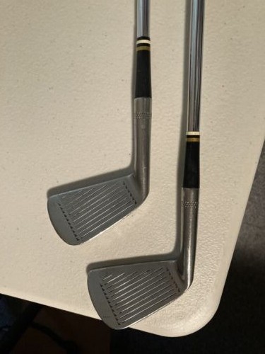 Vintage H&B Atlas Grand Slam 2 & 4 Irons RH Standard Flex Stainless Steel - Picture 5 of 5