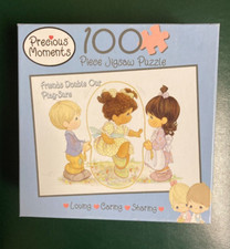 Precious Moments Friends Double Our Play-Sure Puzzle 11" X 8.25" NEW
