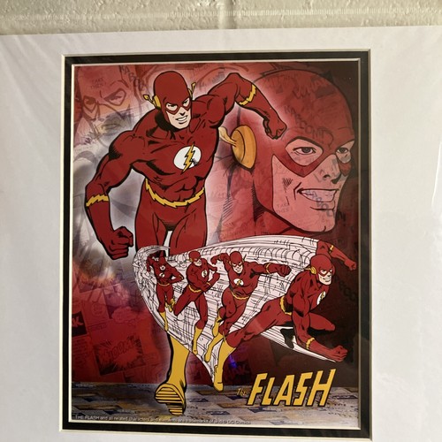 DC Comics - THE FLASH -USPS Matted Pictures/stamp- 1st Day Issue 2006 SDCC NEW - Picture 2 of 6