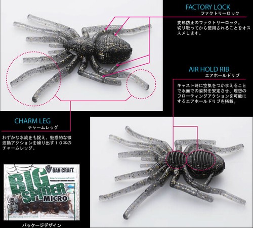 * GAN CRAFT BIG SPIDER Micro, variaciones de color - Imagen 2 de 9