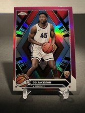 2023-24 Topps Chrome PINK REFRACTOR GG Jackson RC Grizzlies SP ROOKIE CARD📈