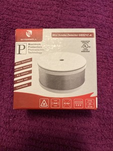 Two Siterwell Mini Smoke Alarm Detectors-Photoelectric ...