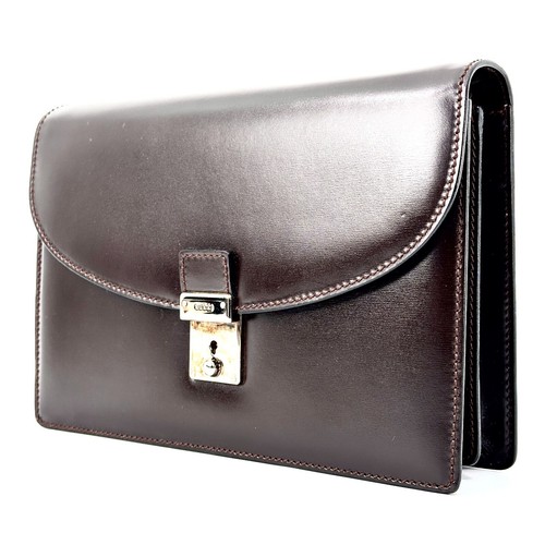 Vintage Gucci Second Bag Clutch Bag Leather - Picture 3 of 20