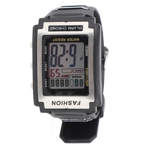 Digital Sports Watch Luminous Waterproof Swimming Watch Rectangular Outdoor - Picture 22 of 24