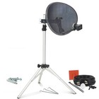 60cm Zone 1 Satellite Dish For Sky HD + Quad LNB & Tripod + 10m Twin Coax Cable