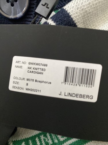 J Lindeberg Damen NK Strickjacke GWKW07499 grün marine XS Small Medium NEU - Bild 11 von 13