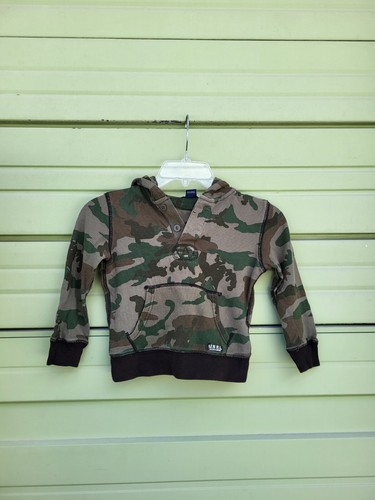 Ralph Lauren Polo Camo GREEN BOYS Waffle Hoodie Sweatshirt 100% cotton 4 YEARS - Picture 13 of 13