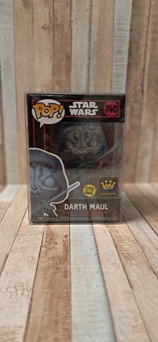 Funko Pop! Star Wars - Darth Maul (Hologram) GITD #740 With Protector Case