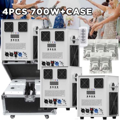 4XCold Spark Machine 700W Stage Effect DMX Firework DJ Event Party Wedding+Case