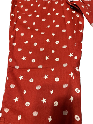 Womens Pull On Capri Pants Sea Shell Starfish Sand Dollar Pants Size XL - Picture 2 of 8