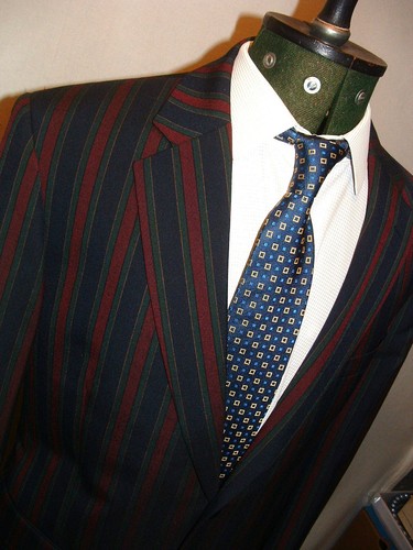Retro Brook Taverner boating regatta style striped blazer jacket - Picture 2 of 5