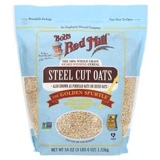 Steel Cut Oats, Whole Grain, 54 oz (1.53 kg)