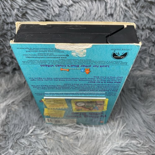 Blues Clues Telling Time With Blue VHS 2002 Play Along With Blue What Time Is It - Picture 7 of 8