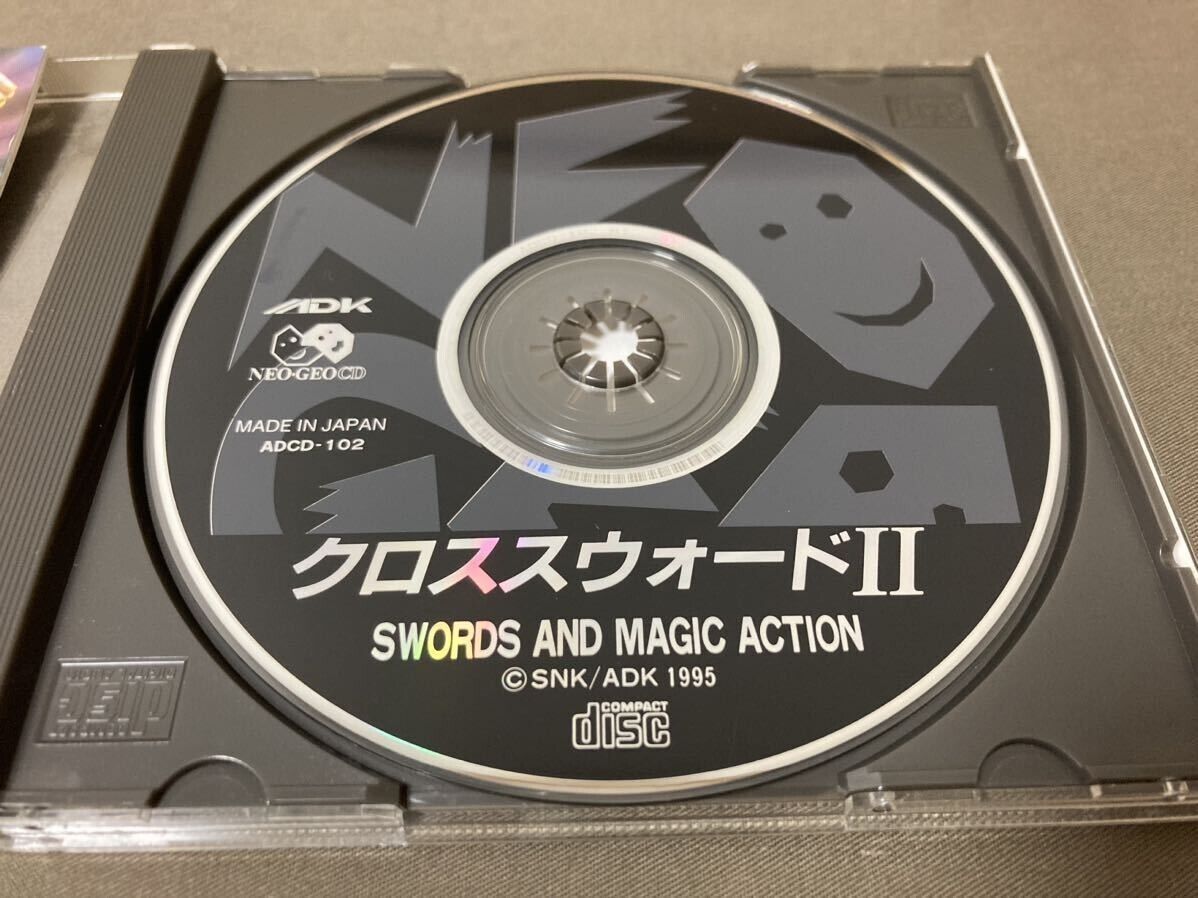 SNK NEO GEO CD Crossed Swords 2 JAPAN Used